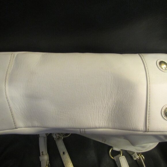 Coach Gallery Beige Tote Pleated Bag, New or Nearly New Condition, w/Storage Bag - Picture 6 of 9